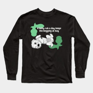 Maltese Begging Long Sleeve T-Shirt